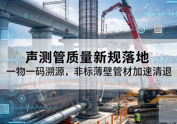 花都声测管质量新规落地，一物一码溯源，非标薄壁管材加速清退